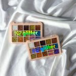 پالت سایه اکلیلی ۱۵ رنگ Sunflower مدل I Love The Glitter بسته 12 عددی