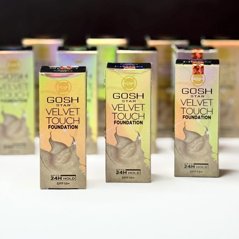 فاندیشن گاش استار ولوت تاچ (Gosh Star Velvet Touch Foundation) SPF10+ با ماندگاری ۲۴ ساعته بسته 12 عددی - Image 1