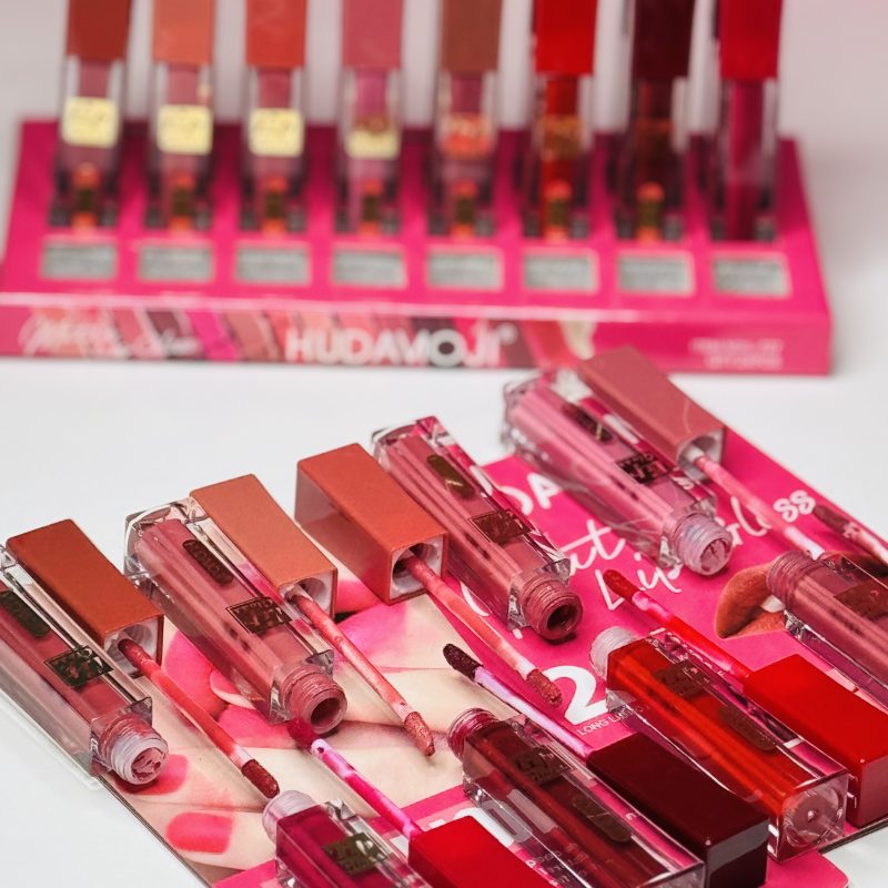 رژ لب مایع مات HUDAMOJI – پک ۲۴ عددی (Matte Lip Gloss - Image 2