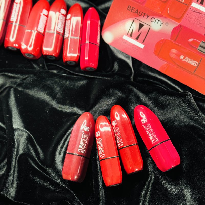 رژ لب جامد مات BEAUTCITY –(Beauty City Matte Lipstick) بسته 24 عددی - Image 1