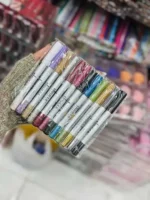 مداد چشم گلیتری دوسه شاین دار بسته 12 عددی