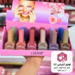لاک ناخن با رنگ‌بندی متنوع و ماندگاری بالا بسته ۲۴ عددی (پخش عمده لوازم آرایشی آنا)