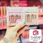 پک سه‌تایی رژ لب مایع با ماندگاری بالا بسته ۱۲ عددی (پخش عمده لوازم آرایشی آنا)